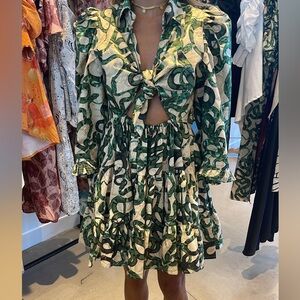 Green Patterned Dress